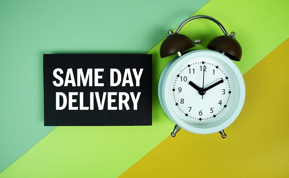same day delivery