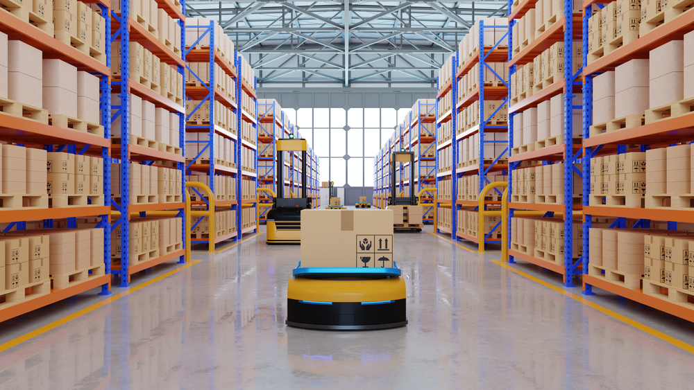 Smart warehouse example for e-commerce fulfilment solutions