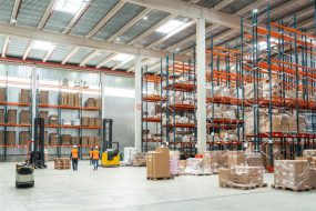 In-house logistics and warehouse