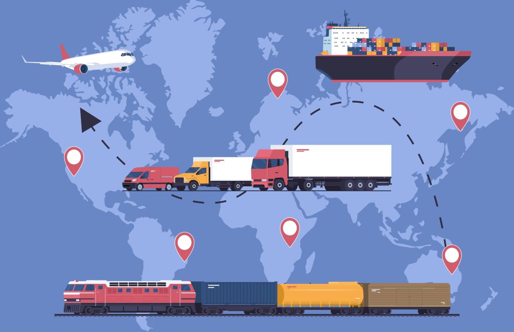 Multimodal shipping