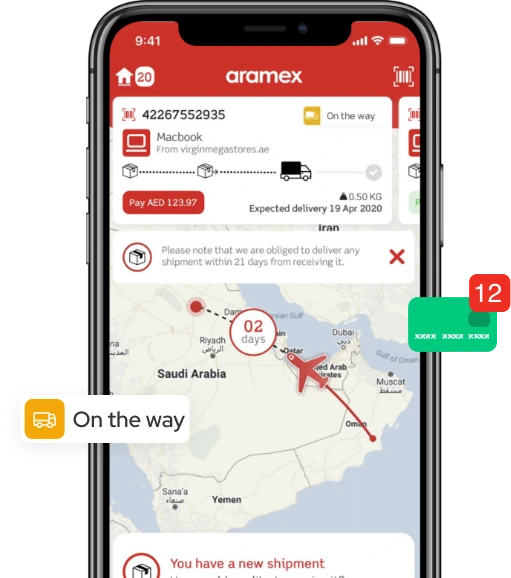 Aramex delivery tracking