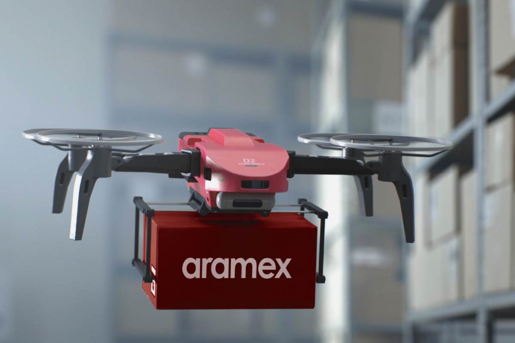 Aramex drone delivery